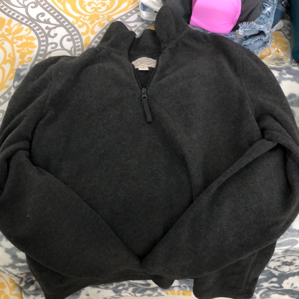 Grey half zip jacket